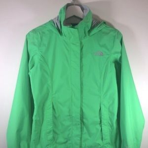 PRE-LOVED- The North Face Women Venture Hyvent Jacket Size Small GREEN